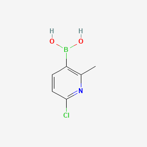 molecular formula C6H7BClNO2 B1486655 6-Chloro-2-methylpyridine-3-boronic acid CAS No. 913836-15-4