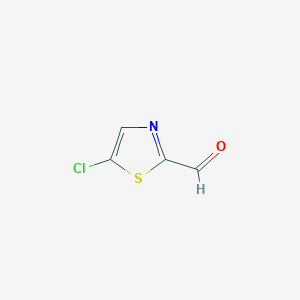 molecular formula C4H2ClNOS B1486656 5-氯噻唑-2-甲醛 CAS No. 59129-52-1
