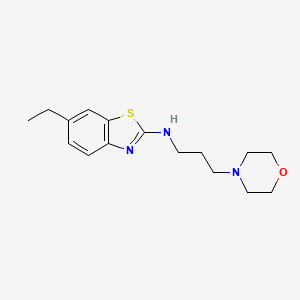6-ethyl-N-(3-morpholinopropyl)benzo[d]thiazol-2-amine