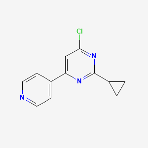 4-Chloro-2-cyclopropyl-6-(pyridin-4-yl)pyrimidine