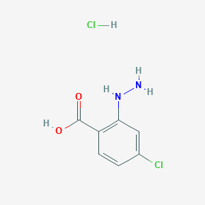 4-Chloro-2-hydrazinobenzoic acid hydrochloride
