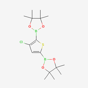 2,2'-(3-Chlorothiophene-2,5-diyl)bis(4,4,5,5-tetramethyl-1,3,2-dioxaborolane)