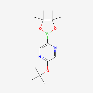 5-(tert-Butoxy)pyrazine-2-boronic acid pinacol ester