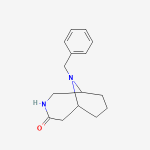 10-Benzyl-3,10-diazabicyclo[4.3.1]decan-4-one