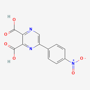 5-(4-Nitrophenyl)pyrazine-2,3-dicarboxylic acid