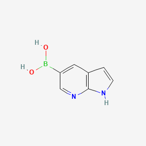 molecular formula C7H7BN2O2 B1486718 1H-Pyrrolo[2,3-B]pyridin-5-ylboronic acid CAS No. 944059-24-9