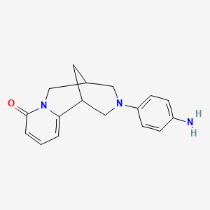 3-(4-aminophenyl)-1,2,3,4,5,6-hexahydro-8H-1,5-methanopyrido[1,2-a][1,5]diazocin-8-one