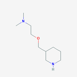 N,N-Dimethyl-2-(3-piperidinylmethoxy)-1-ethanamine