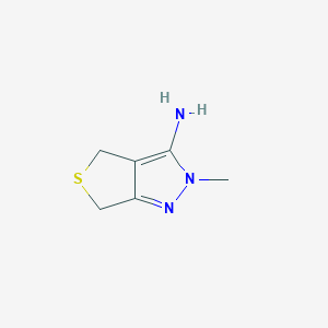 2-methyl-2,6-dihydro-4H-thieno[3,4-c]pyrazol-3-amine