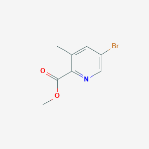 molecular formula C8H8BrNO2 B1486729 Methyl 5-bromo-3-methylpicolinate CAS No. 213771-32-5