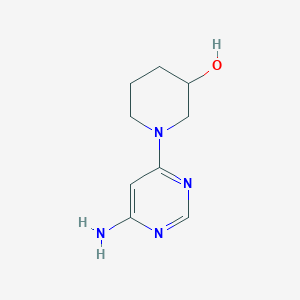 molecular formula C9H14N4O B1486732 1-(6-Aminopyrimidin-4-yl)piperidin-3-ol CAS No. 1159821-52-9