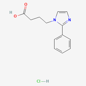 4-(2-Phenyl-1H-imidazol-1-YL)butanoic acid hydrochloride