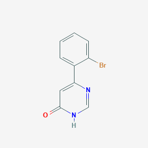 molecular formula C10H7BrN2O B1486741 6-(2-Bromophenyl)pyrimidin-4-ol CAS No. 1368871-97-9