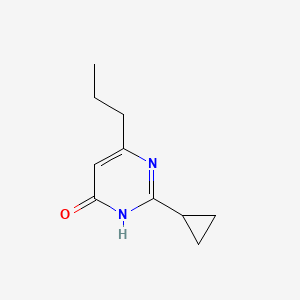 molecular formula C10H14N2O B1486750 2-环丙基-6-丙基嘧啶-4-醇 CAS No. 1153408-73-1
