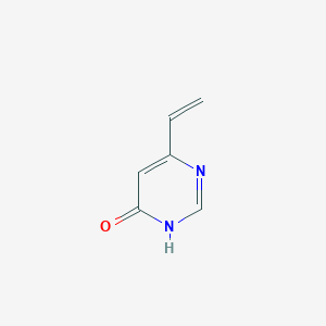 molecular formula C6H6N2O B1486758 6-Vinylpyrimidin-4-ol CAS No. 2092728-92-0