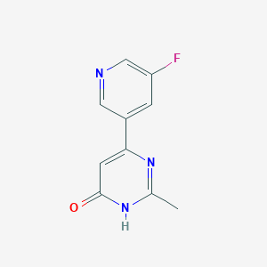 6-(5-Fluoropyridin-3-yl)-2-methylpyrimidin-4-ol