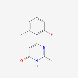 6-(2,6-Difluorophenyl)-2-methylpyrimidin-4-ol