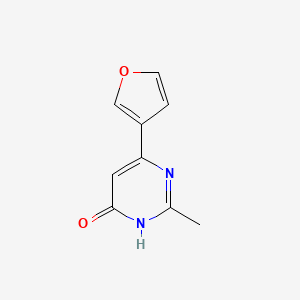 6-(Furan-3-yl)-2-methylpyrimidin-4-ol