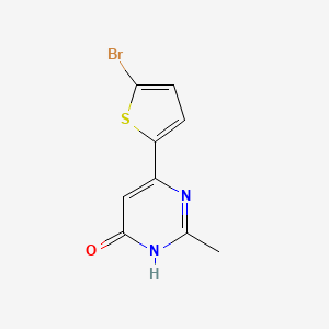 6-(5-Bromothiophen-2-yl)-2-methylpyrimidin-4-ol