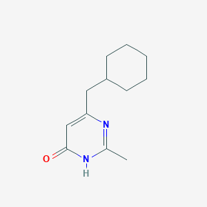 6-(Cyclohexylmethyl)-2-methylpyrimidin-4-ol