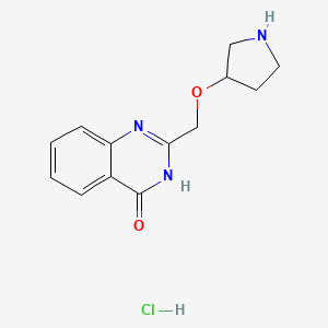 2-((pyrrolidin-3-yloxy)methyl)quinazolin-4(3H)-one hydrochloride