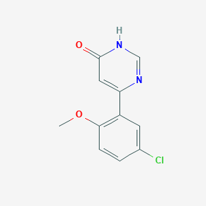 6-(5-Chloro-2-methoxyphenyl)pyrimidin-4-ol