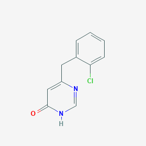 molecular formula C11H9ClN2O B1486778 6-(2-氯苄基)嘧啶-4-醇 CAS No. 2090965-31-2