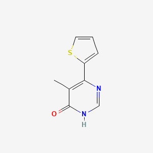 5-Methyl-6-(thiophen-2-yl)pyrimidin-4-ol