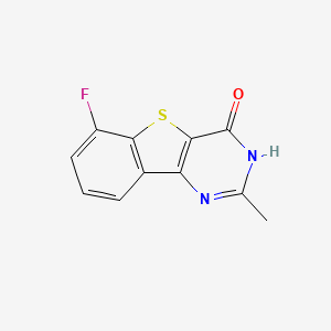 6-fluoro-2-methylbenzo[4,5]thieno[3,2-d]pyrimidin-4(3H)-one