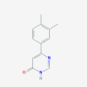 molecular formula C12H12N2O B1486807 6-(3,4-Dimethylphenyl)pyrimidin-4-ol CAS No. 1695188-65-8