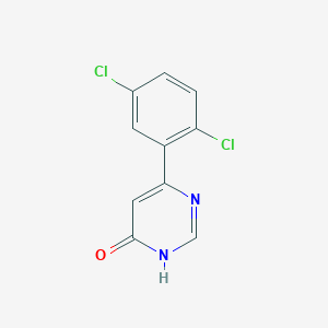 molecular formula C10H6Cl2N2O B1486827 6-(2,5-Dichlorophenyl)pyrimidin-4-ol CAS No. 1690933-75-5