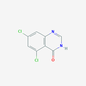 molecular formula C8H4Cl2N2O B1486830 5,7-Dichloro-3,4-dihydroquinazolin-4-one CAS No. 1565461-42-8
