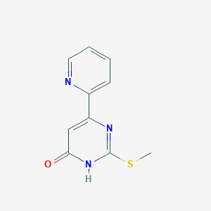 2-(methylthio)-6-(pyridin-2-yl)pyrimidin-4(3H)-one