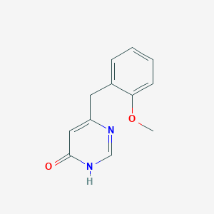molecular formula C12H12N2O2 B1486835 6-(2-Methoxybenzyl)pyrimidin-4-ol CAS No. 2092564-18-4