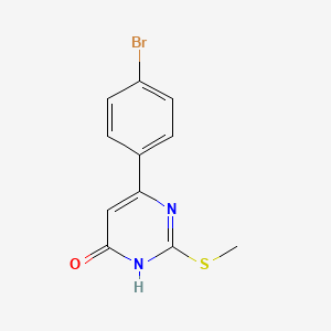 6-(4-bromophenyl)-2-(methylthio)pyrimidin-4(3H)-one