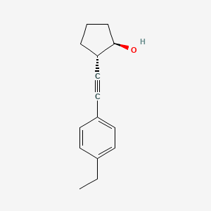 (1R,2S)-2-[2-(4-ethylphenyl)ethynyl]cyclopentan-1-ol
