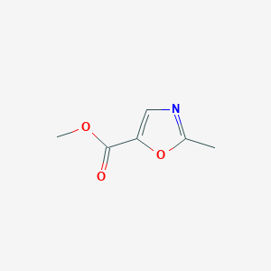 molecular formula C6H7NO3 B1486886 Methyl 2-methyloxazole-5-carboxylate CAS No. 651059-70-0