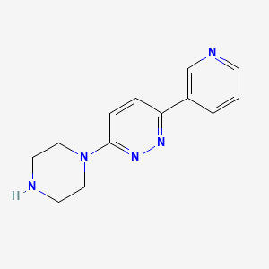 molecular formula C13H15N5 B1486887 3-Piperazin-1-yl-6-pyridin-3-ylpyridazine CAS No. 1105195-34-3