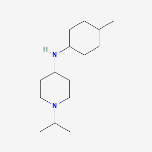 molecular formula C15H30N2 B1486888 1-(propan-2-yl)-N-[(1r,4r)-4-methylcyclohexyl]piperidin-4-amine CAS No. 1985206-20-9