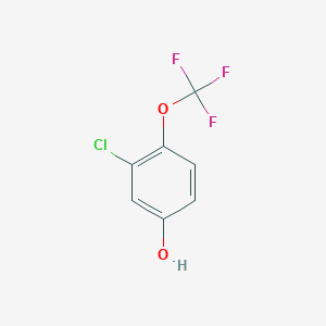 molecular formula C7H4ClF3O2 B1486893 3-Chloro-4-(trifluoromethoxy)phenol CAS No. 1000339-94-5