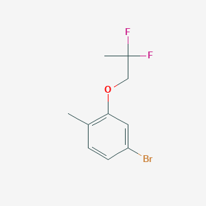 molecular formula C10H11BrF2O B1486895 4-Bromo-2-(2,2-difluoropropoxy)-1-methylbenzene CAS No. 2153769-23-2