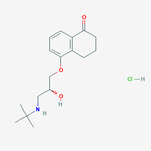 molecular formula C17H26ClNO3 B014869 Levobunolol HCl CAS No. 27867-05-6