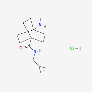4-Aminobicyclo[2.2.2]octane-1-carboxylic acid cyclopropylmethylamide hydrochloride