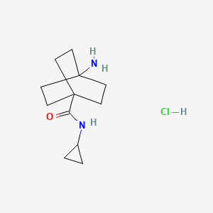 4-Aminobicyclo[2.2.2]octane-1-carboxylic acid cyclopropylamide hydrochloride