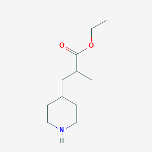 2-Methyl-3-piperidin-4-yl-propionic acid ethyl ester