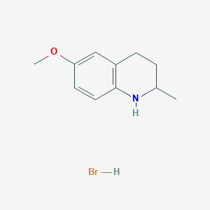 molecular formula C11H16BrNO B1486923 6-Methoxy-2-methyl-1,2,3,4-tetrahydroquinoline hydrobromide CAS No. 1158469-53-4