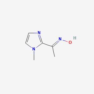 B1486975 N-[1-(1-methyl-1H-imidazol-2-yl)ethylidene]hydroxylamine CAS No. 945122-94-1