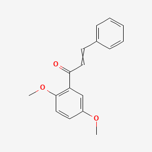 molecular formula C17H16O3 B14869847 2',5'-Dimethoxy chalcone 
