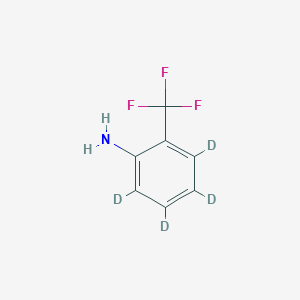 molecular formula C7H6F3N B1486997 2-Trifluoromethylaminobenzene-3,4,5,6-d4 CAS No. 1643543-71-8