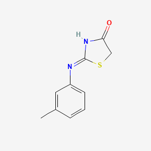 molecular formula C10H10N2OS B1487017 2-m-Tolylamino-thiazol-4-one CAS No. 27052-16-0